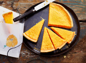 süßer Kürbiskuchen pumpkin-pie