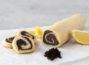 Zitronen-Mohn-Plätzchen von der Rolle mohn-kekse-rezept