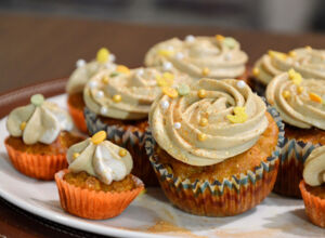 Zuckerreduzierte Cupcakes carrot-cake-cupcakes