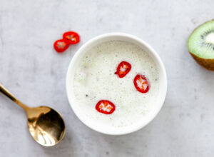 Marinade mit Buttermilch und Kiwi Buttermilchmarinade