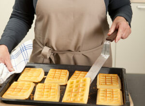 Waffeln aus der Backform