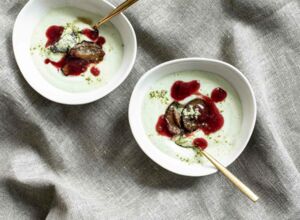 Einen leckeren Nachtisch zum dahinschmelzen, findet ihr hier. Matcha-Teecreme, Matcha-Creme, Matcha
