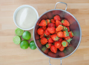 Erdbeermarmelade kochen