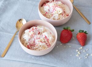 Milcheis zu Hause selbermachen Rezepte Milcheis