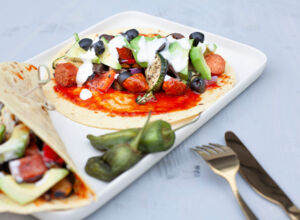 Tacos mit Grillgemüse