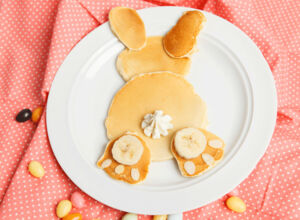 Pancake-Hase Pfannkuchen Hase
