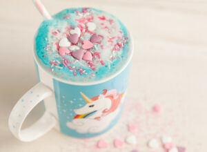 Rezept für Unicorn Latte Einhorn Getränk