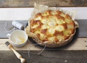 Kalorienarmer Apfelkuchen
