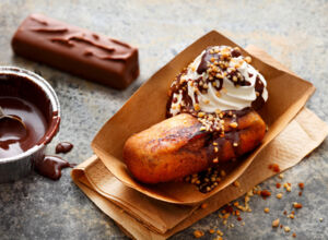 Schokoriegel frittieren