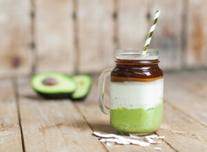 Shake mit Avocado und Kefir Foodtrend: Avocado-Coffee