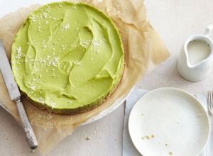 Vegane Tarte mit Avocado und Limette Avocado-Limetten-Tarte
