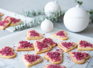 Himbeer-Kokos-Plätzchen himbeer-kokos-herzen