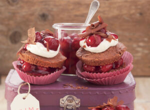 Schwarzwälder-Kirsch-Muffins