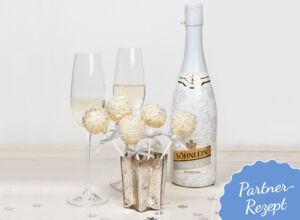 Cake Pops mit Frischkäse und Sekt