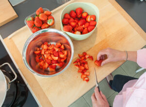 Erdbeermarmelade kochen