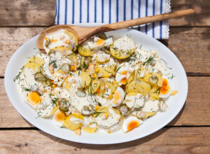 Kartoffelsalat Norddeutscher Kartoffelsalat mit Mayonnaise