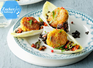 Bratlinge mit Amaranth und Möhren