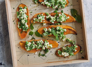 Suesskartoffel-Toast