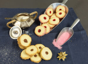 Heidesand Heidesand Plätzchen auf einem Teller