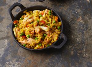 Meeresfrüchte Paella