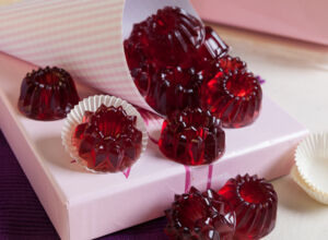 Glühwein-Fruchtgummi mit Cranberry