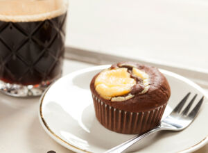 Muffins mit Käsekuchen-Füllung