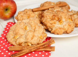 Rezept für Quarkbällchen mit Apfel und Zimt