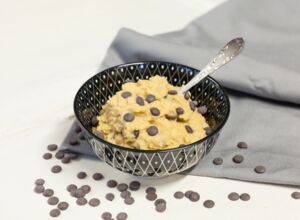 Cookie Dough ohne Ei und Zucker Rezept für veganen Cookie Dough