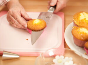 Schmetterling-Cupcakes verzieren