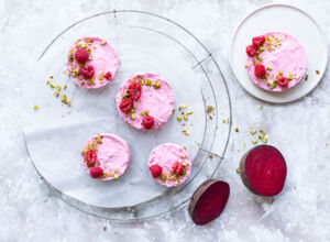 Rote-Bete-Cheesecake-Törtchen