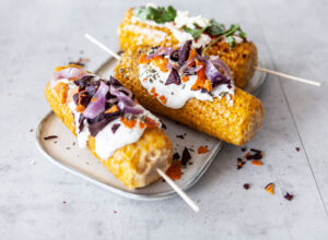 Gegrillte Maiskolben Gemüsechips