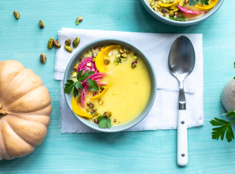 Gelbe-Bete-Kürbis-Suppe