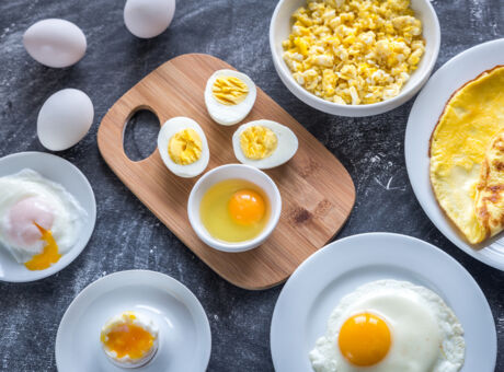 Wege zum Eier zubereiten