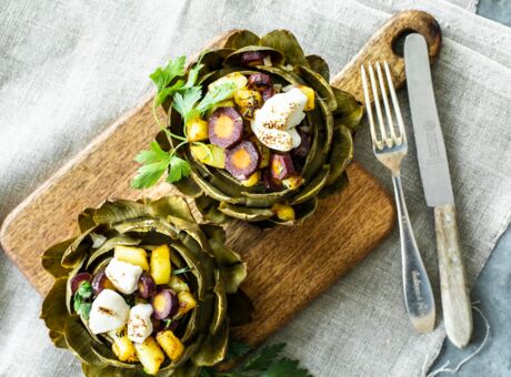 Gefüllte Artischocken