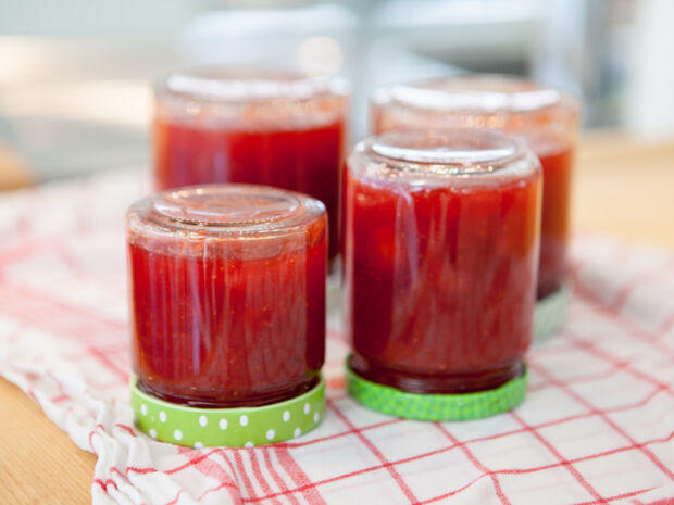 Erdbeermarmelade kochen