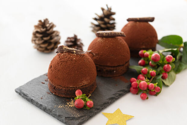 Schokomousse-Törtchen mit Füllung schokomousse-toertchen