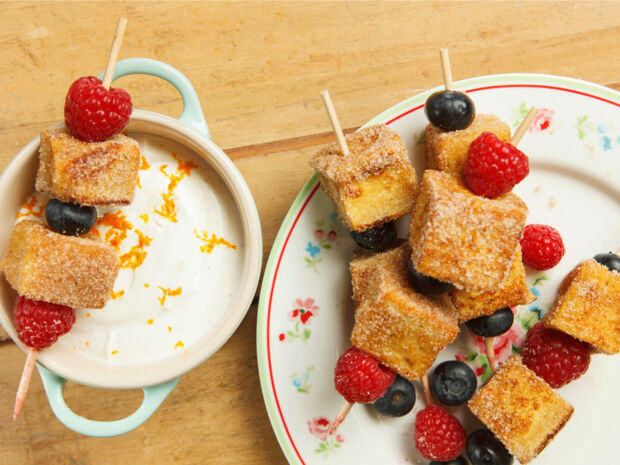 French-Toast-Spieße Armer-Ritter-Spieße