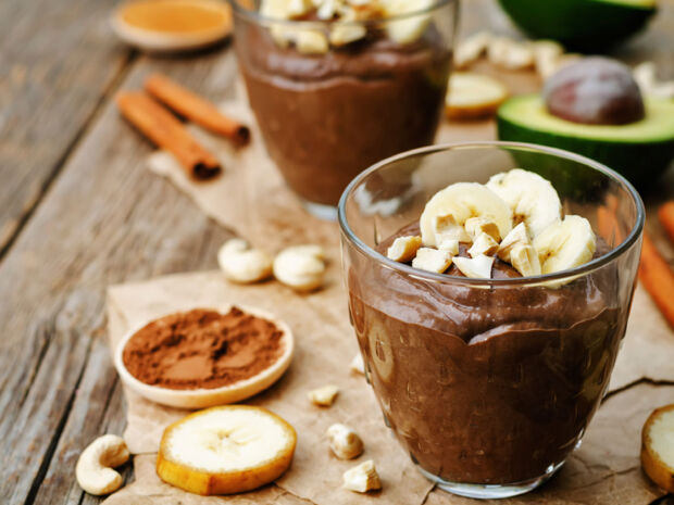 Veganer Schokopudding mit Avocado Veganer Schokopudding mit Avocado