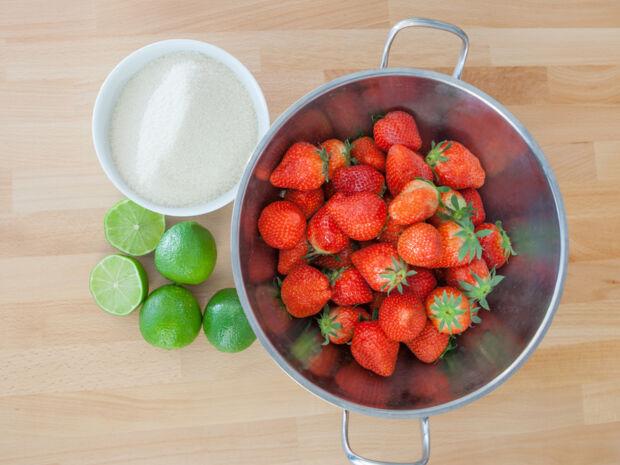 Erdbeermarmelade kochen