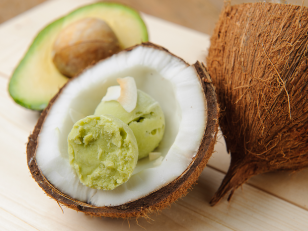 Avocado-Kokos-Eis Avocado-Eis