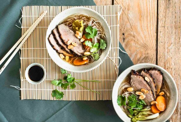Pho Suppe mit Entenbrust Pho mit Entenbrust