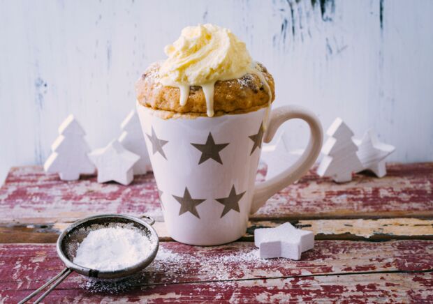 Mug Cake mit Lebkuchen Lebkuchen Tassenkuchen