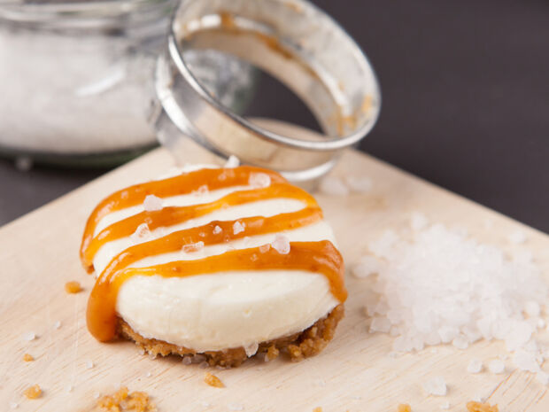 Salted Caramel Cheesecake Rezept Rezept für gesalzenen Karamell Cheesecake
