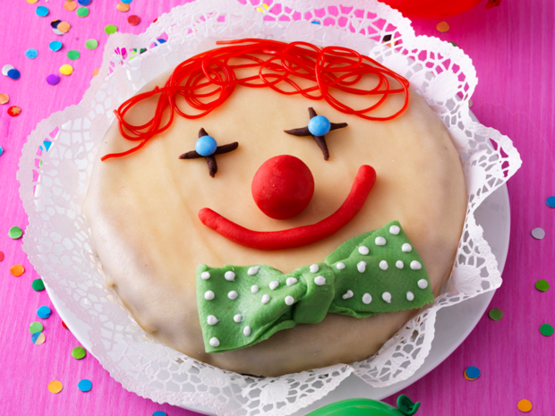 Bunte Clowntorte