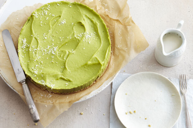 Vegane Tarte mit Avocado und Limette Avocado-Limetten-Tarte