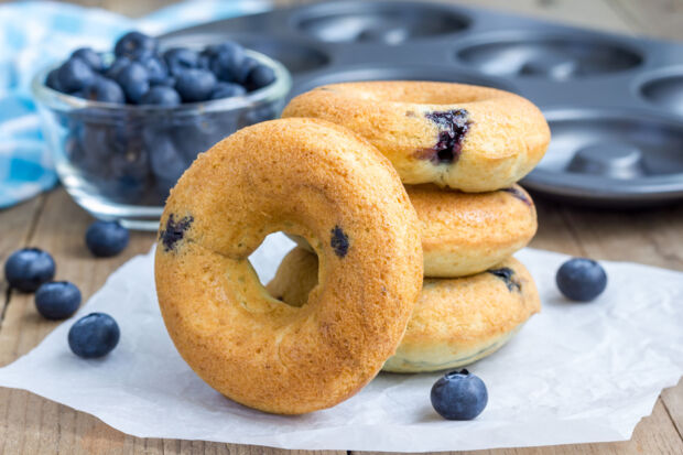 Protein Donuts mit Heidelbeeren protein-donuts