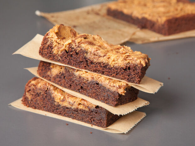 Brownies Brownies mit Peanutbutter