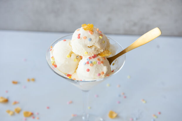 Eis mit drei Zutaten