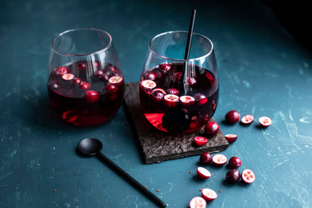 Weihnachtliche Cranberry Mimosa Weihnachtliche Cranberry Mimosa