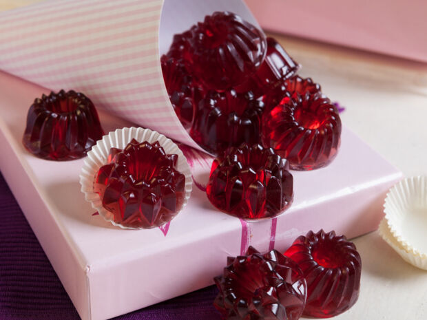 Glühwein-Fruchtgummi Glühwein-Fruchtgummi mit Cranberry